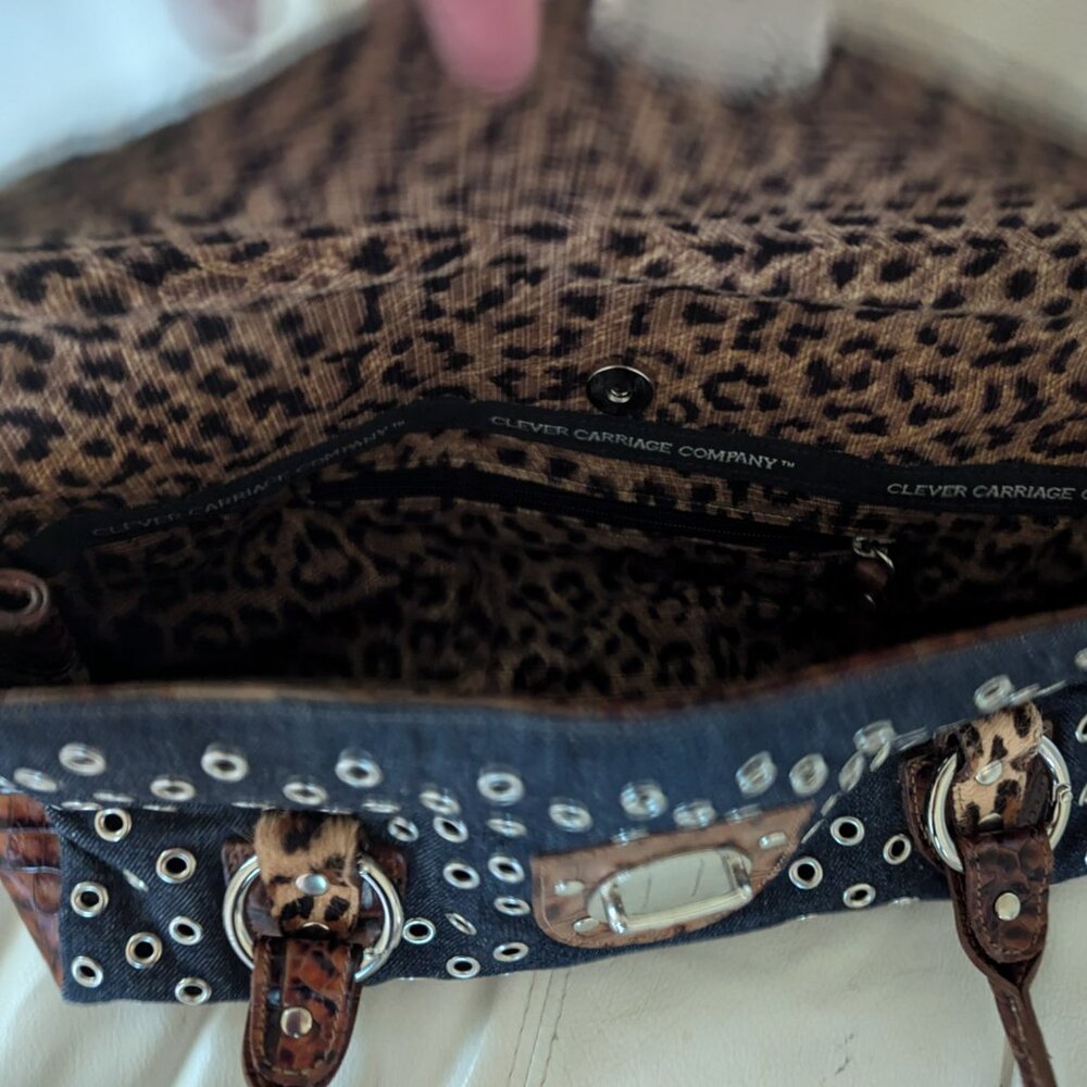 Vintage Clever Carriage Shoulder Bag - Vintage RARE - Picture 4 of 6